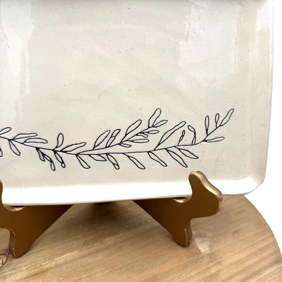 CSF Ceramics Small Tray: Lavender Tan black trinket key dresser table home decor - Picture 8 of 8